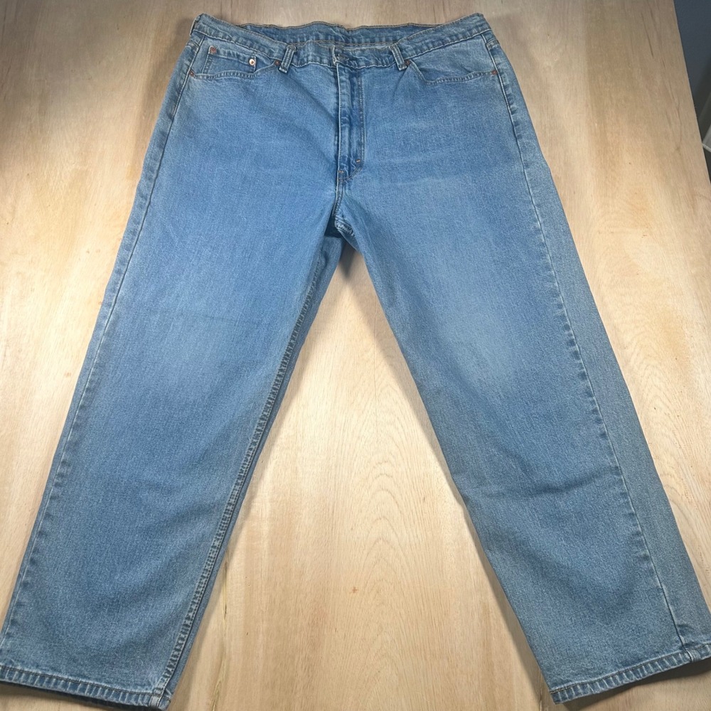 Levis 550 Relaxed Fit Mens Jeans 44x30 Medium Wash Blue Denim 01550-0012